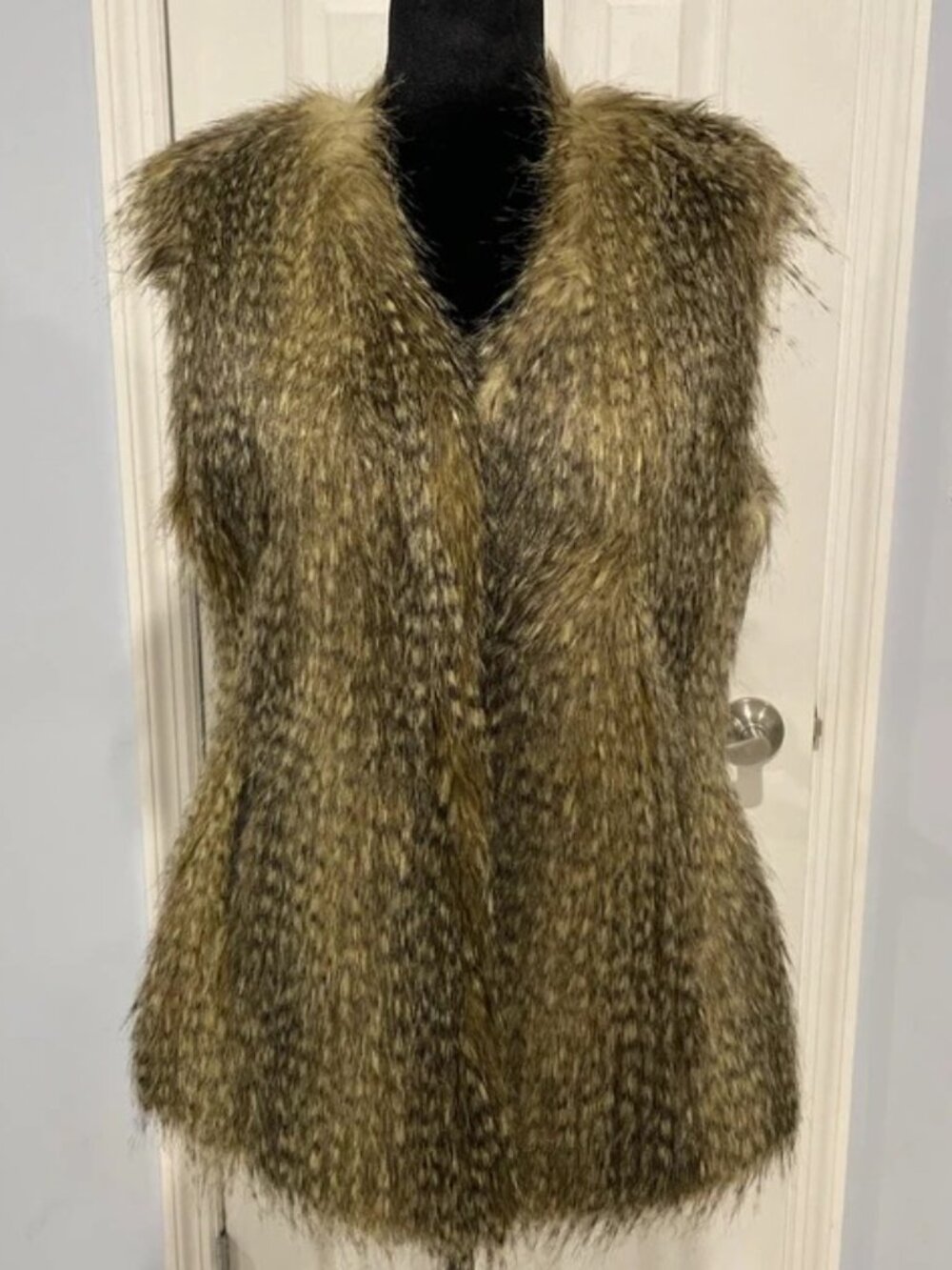 Via Spiga Women’s Faux Fur Vest XS